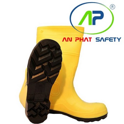 USAFETY-Ủng chống hóa chất có mũi thép và đế lót thép Usafety US-SPB-103B Szie 39